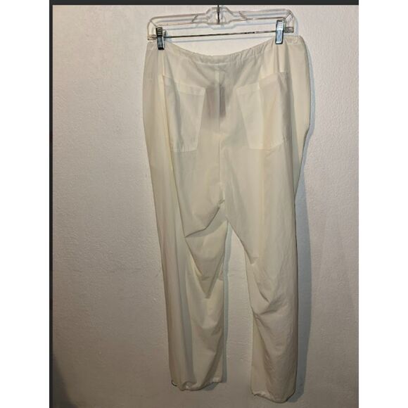 464 Women’s White Drawstring Wide-Leg Lounge Pants – Casual Streetwear - Picture 6 of 6